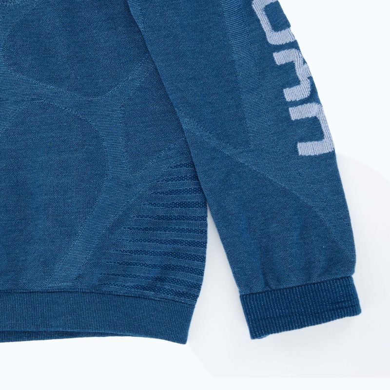 Herren Thermoaktivshirt UYN Elevatyon Biomorph Turtle Neck blue atoll 9