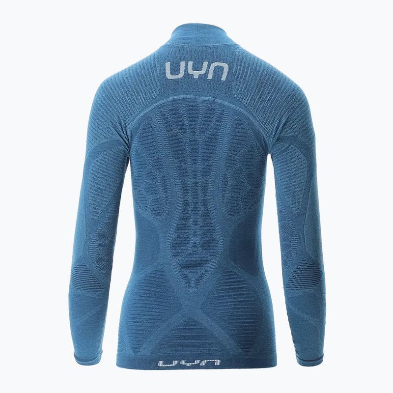 Damen Thermoaktivshirt UYN Elevation Biomorph LS Turtle Neck blue atoll 8