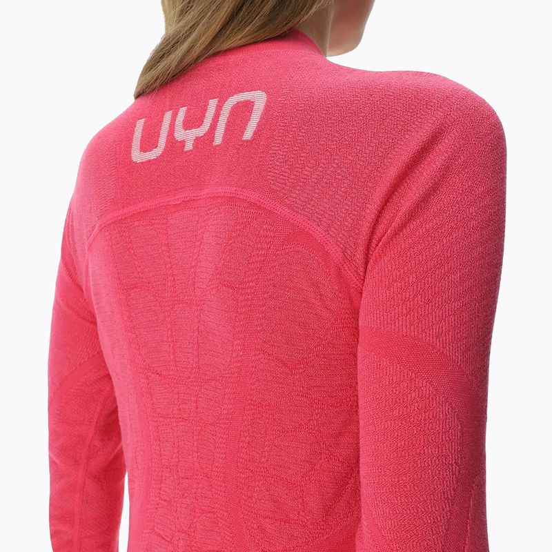 Damen Thermoaktivshirt UYN Elevation Biomorph LS Turtle Neck pink yarrow 6