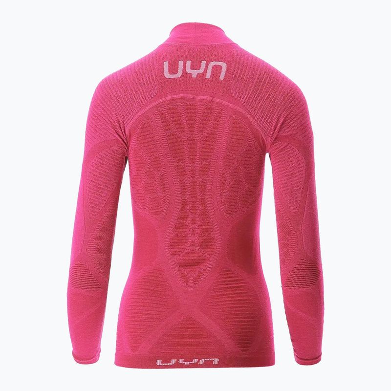 Damen Thermoaktivshirt UYN Elevation Biomorph LS Turtle Neck pink yarrow 8