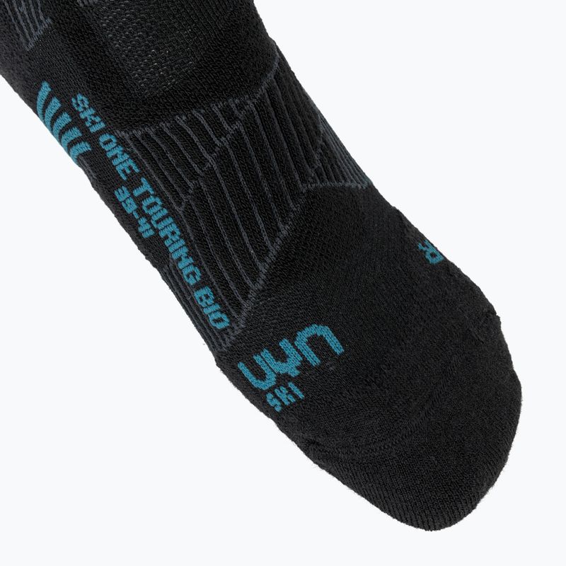 Skisocken Herren UYN Ski Touring One Bio black/blue 3