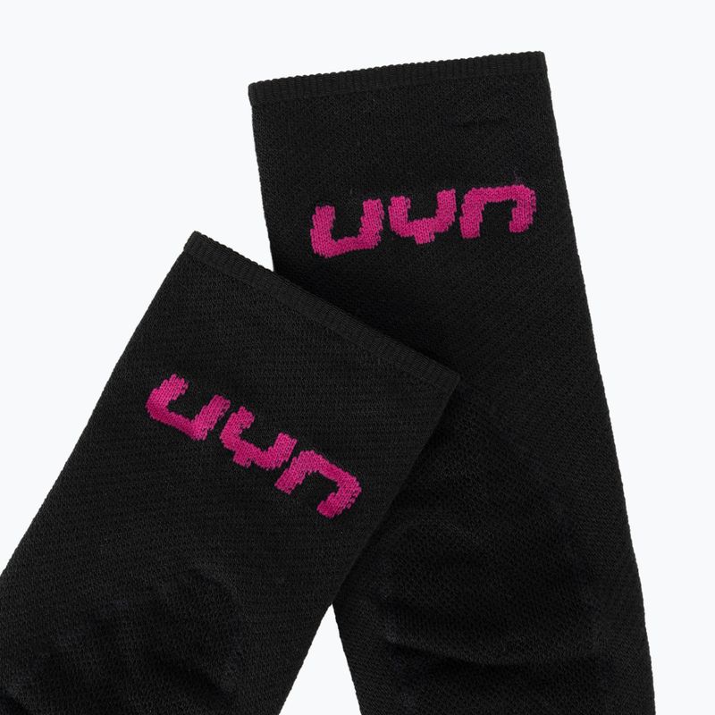 Skisocken Damen UYN Ski Touring One Bio black/pink yarrow 4