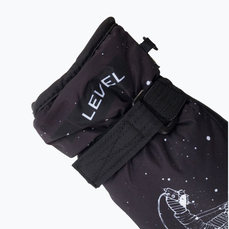 Level Mitt Kinder-Skihandschuh schwarz 4152JM 4