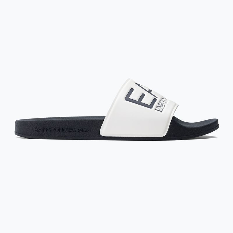 Slides Schlappen  EA7 Emporio Armani Water Sports Visibility white/navy 2