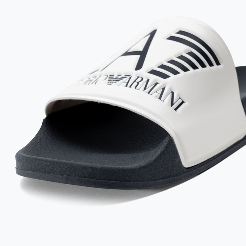 Slides Schlappen  EA7 Emporio Armani Water Sports Visibility white/navy 7