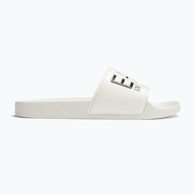 Slides Schlappen  EA7 Emporio Armani Water Sports Visibility white 2