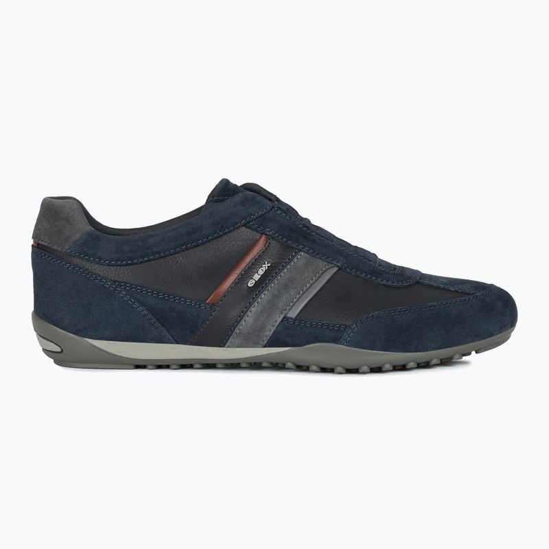 Geox Wells Herrenschuhe navy/burgundy 8