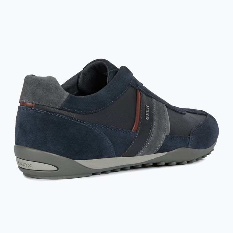 Geox Wells Herrenschuhe navy/burgundy 11