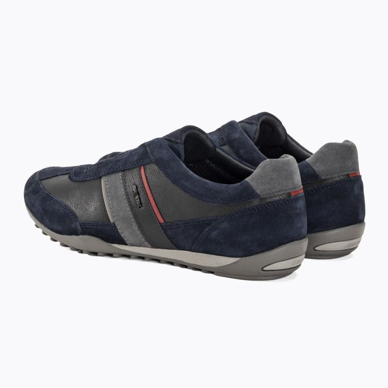 Geox Wells Herrenschuhe navy/burgundy 3
