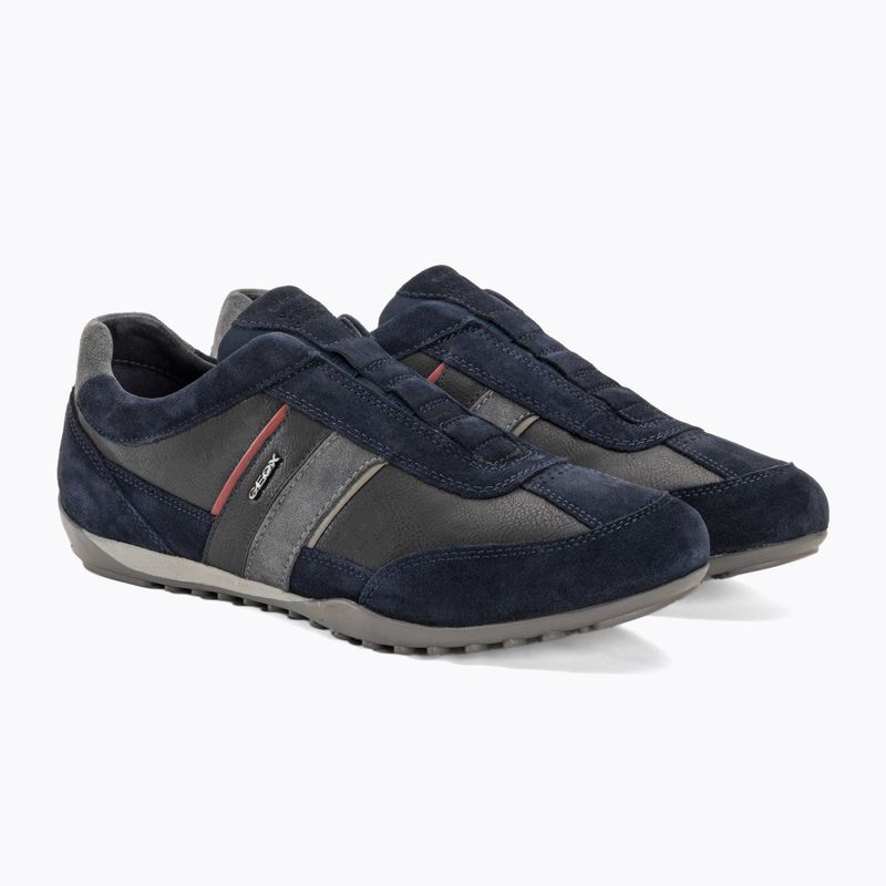 Geox Wells Herrenschuhe navy/burgundy 4