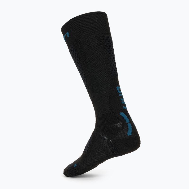 Herren Skisocken UYN One Pure Snow schwarz/blau 2