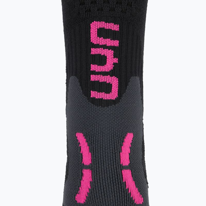 Damen Skisocken UYN Ski One Alpine Merino black/pink 3