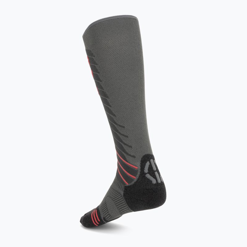 Damen Skisocken UYN Ski Evo Race One grey/pink 2