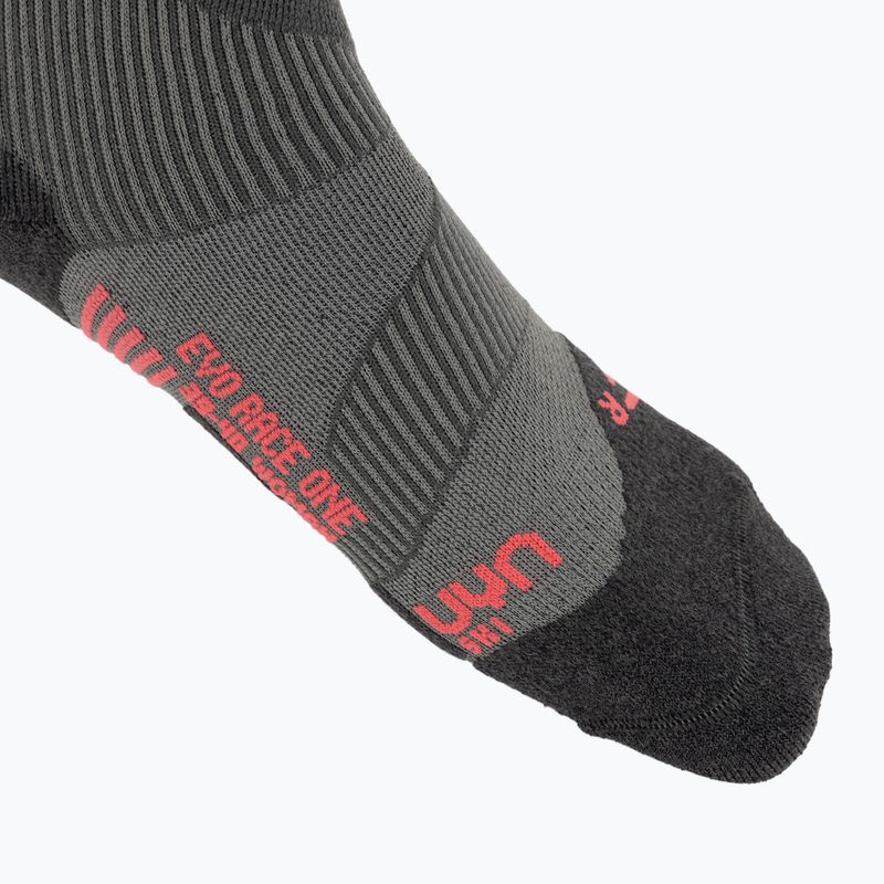 Damen Skisocken UYN Ski Evo Race One grey/pink 3