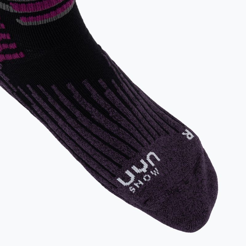 Damen Snowboard-Socken UYN Ski Snowboard black/purple 3