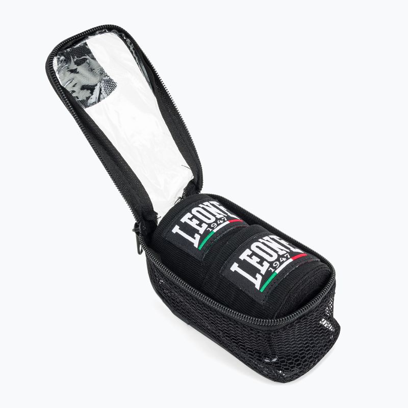 Boxbandagen LEONE 1947 Hand Wraps 450 cm schwarz 3