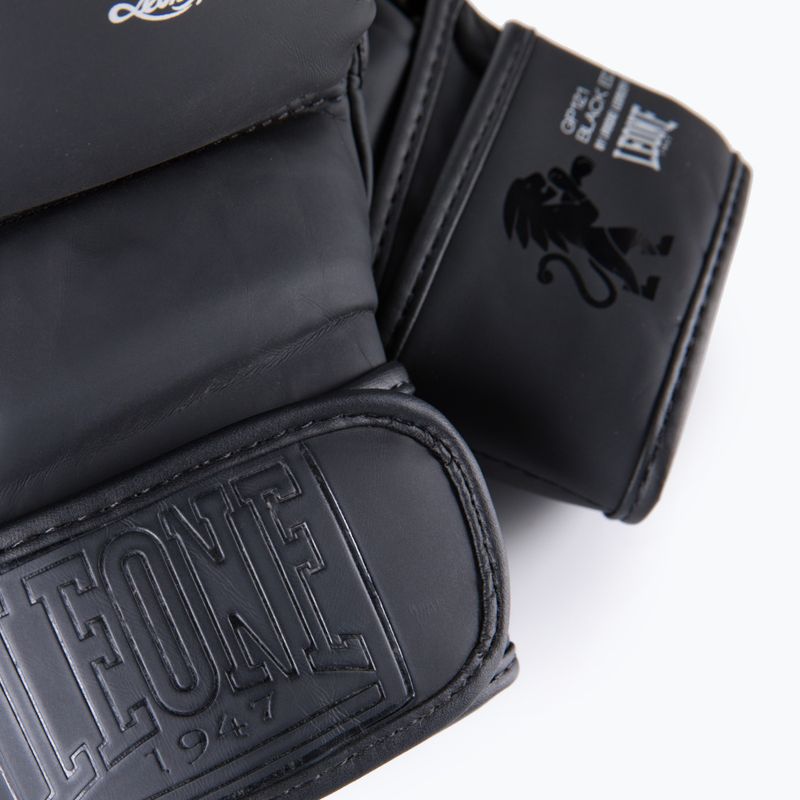 Leone 1947 Black Edition MMA Grappling Handschuhe schwarz GP1213 5