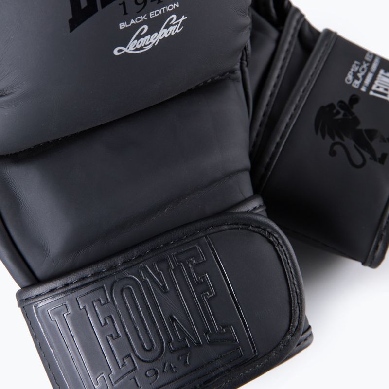 Leone 1947 Black Edition MMA Grappling Handschuhe schwarz GP1213 6