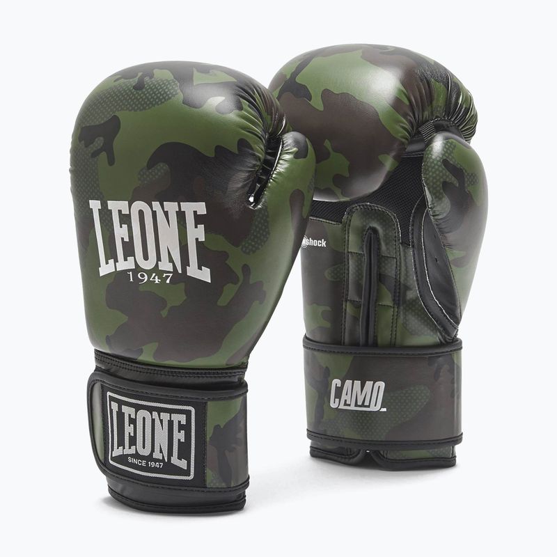 Leone camo grün Boxhandschuhe GN324 7