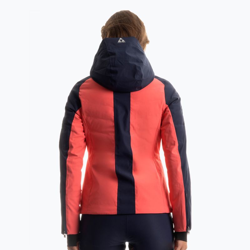 Damen Skijacke Fischer Soleil Neo calypso coral 2