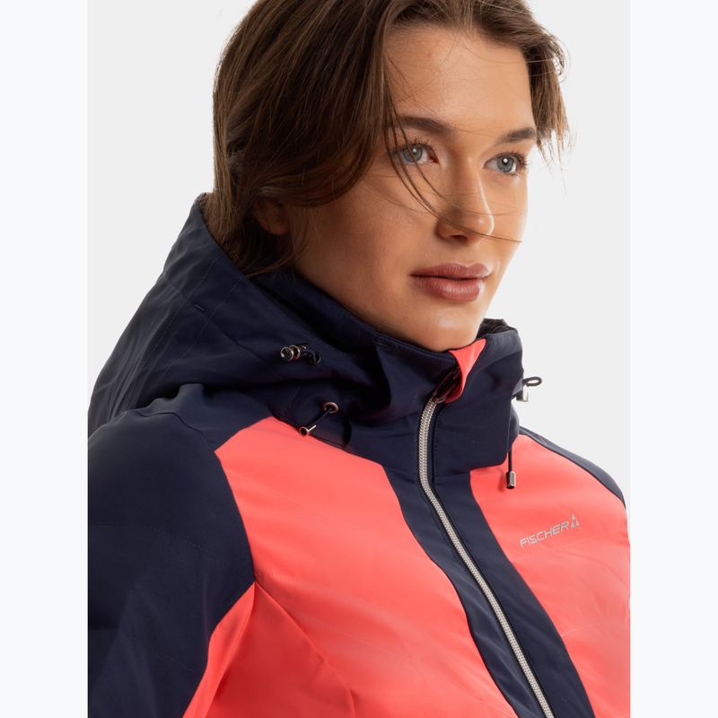 Damen Skijacke Fischer Soleil Neo calypso coral 5