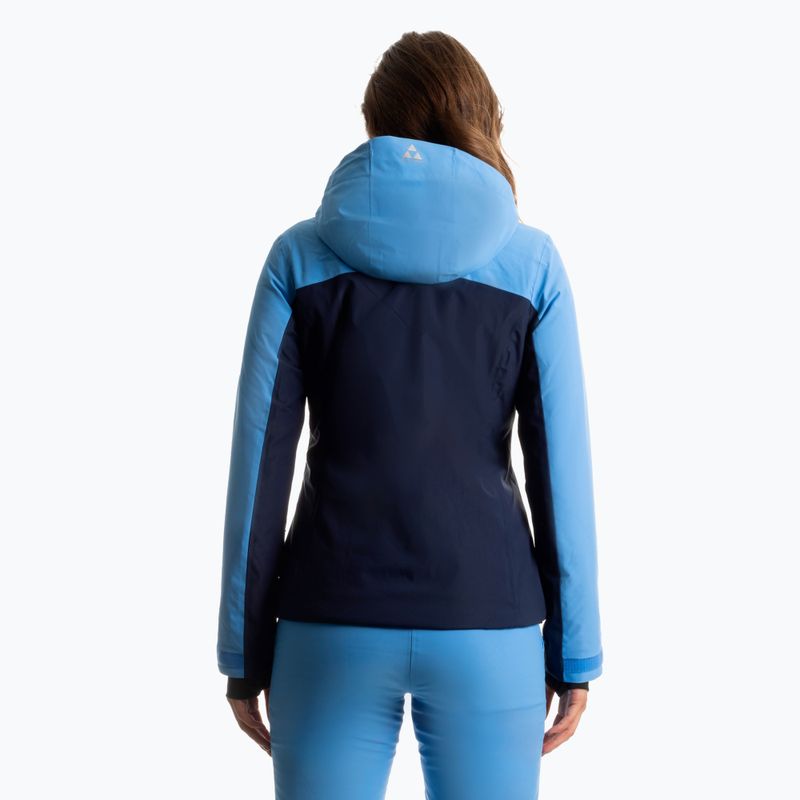 Damen-Skijacke Fischer Calista azurblau 2