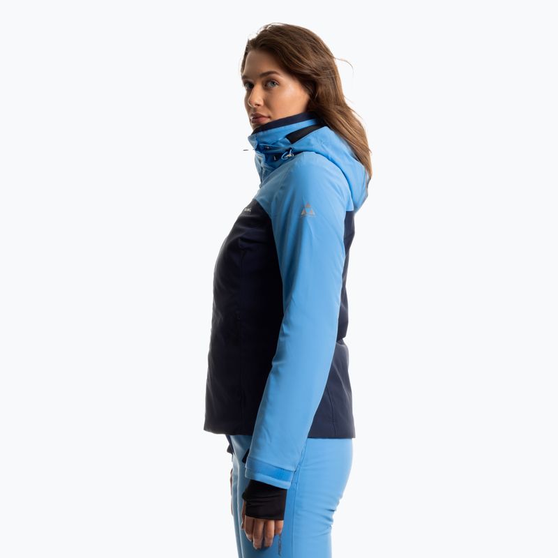 Damen-Skijacke Fischer Calista azurblau 3