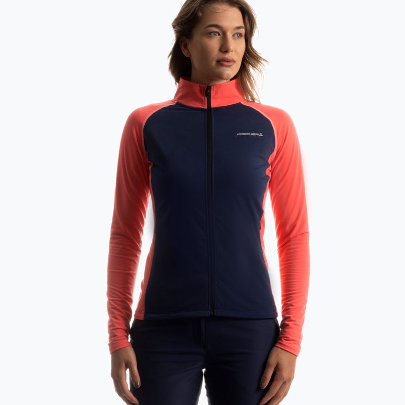 Damen Skijacke Fischer EL Flex calypso coral