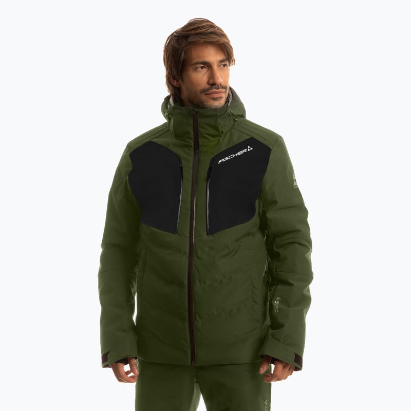 Skijacke Herren Fischer Anniversary rifle green