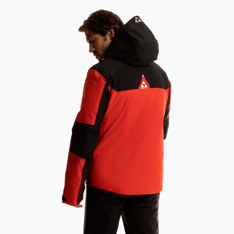 Skijacke Herren Fischer Cascade red 2