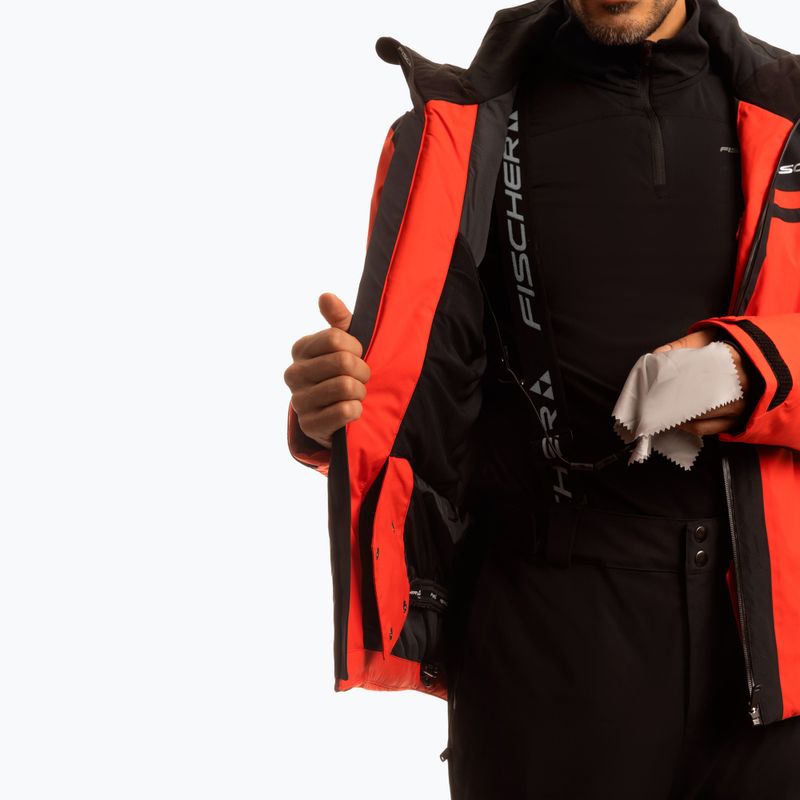 Skijacke Herren Fischer Cascade red 5