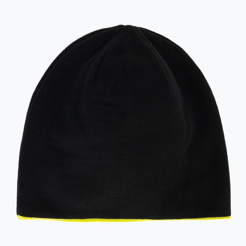 Wintermütze Fischer Logo Wendebeanie fisher yellow 2