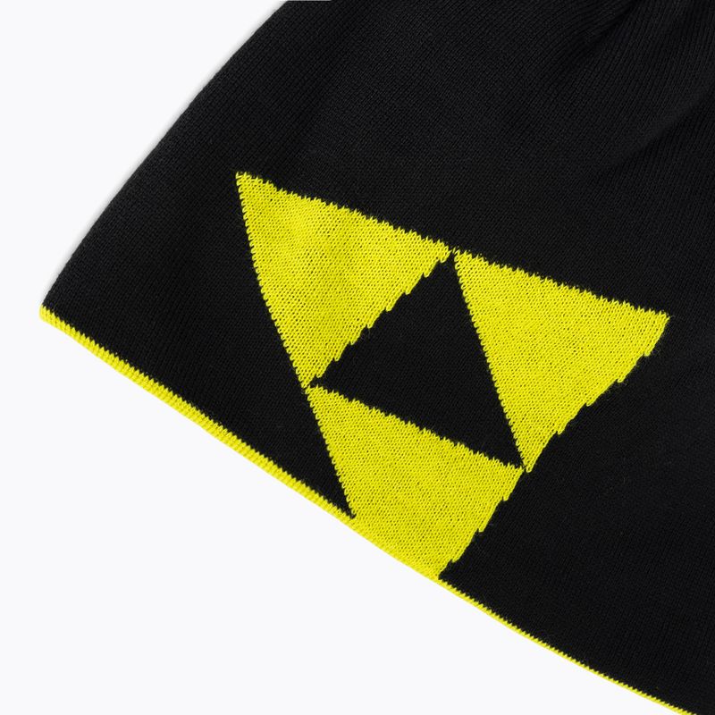 Wintermütze Fischer Logo Wendebeanie fisher yellow 3