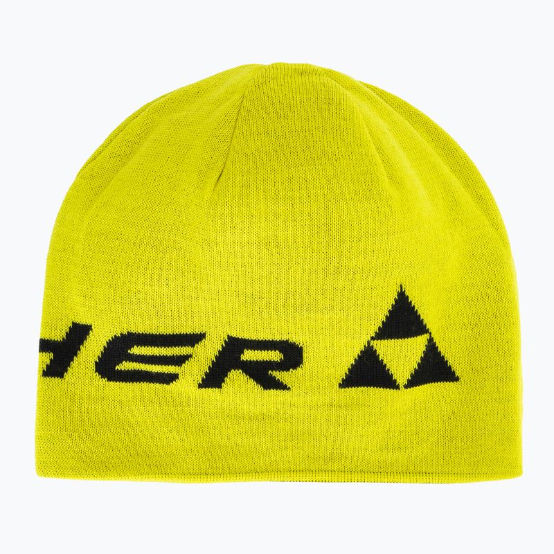Wintermütze Fischer Logo Wendebeanie fisher yellow 4