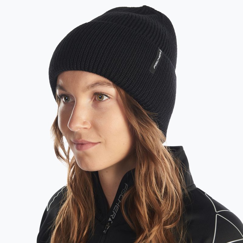 Wintermütze Fischer Logo Beanie black 5
