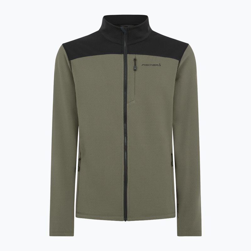 Herrenpullover Fischer Flex Jacket olive green 3