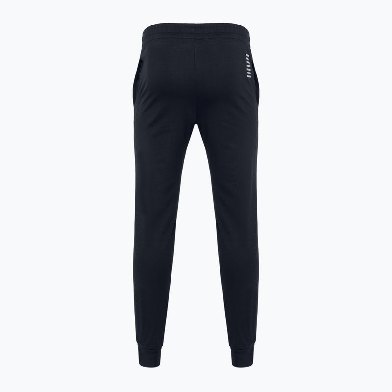 Hose Herren EA7 Emporio Armani Train Core ID Coft Slim night blue/silver logo 2