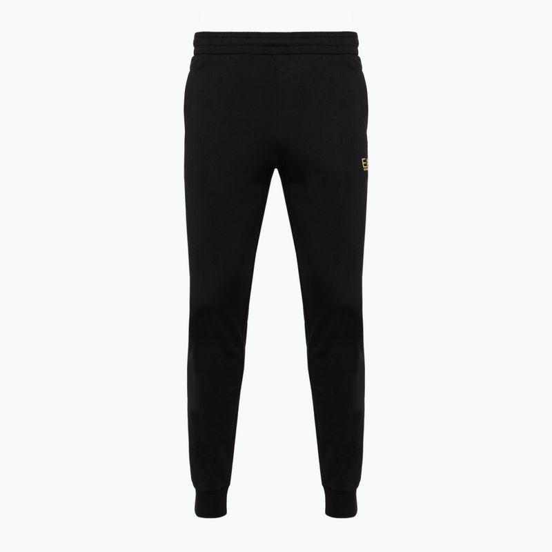 Hose Herren EA7 Emporio Armani Train Core ID Coft Slim black/gold logo