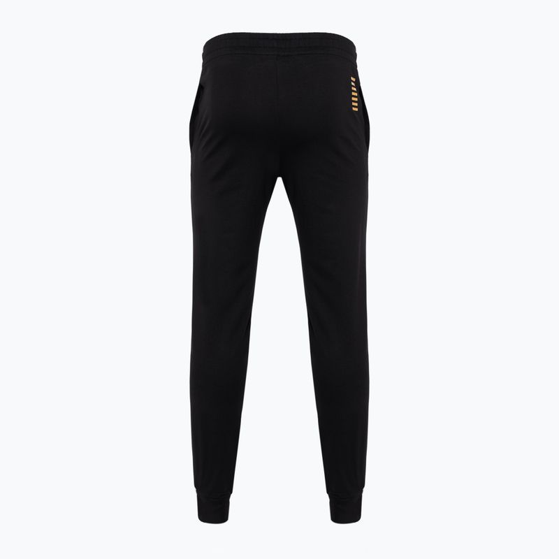 Hose Herren EA7 Emporio Armani Train Core ID Coft Slim black/gold logo 2