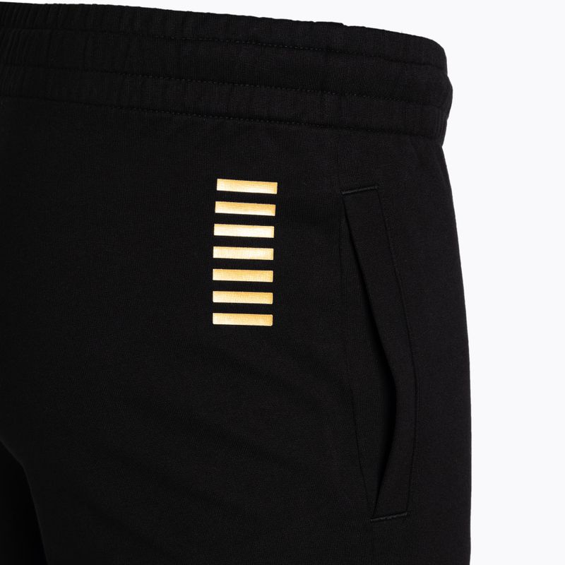 Hose Herren EA7 Emporio Armani Train Core ID Coft Slim black/gold logo 4