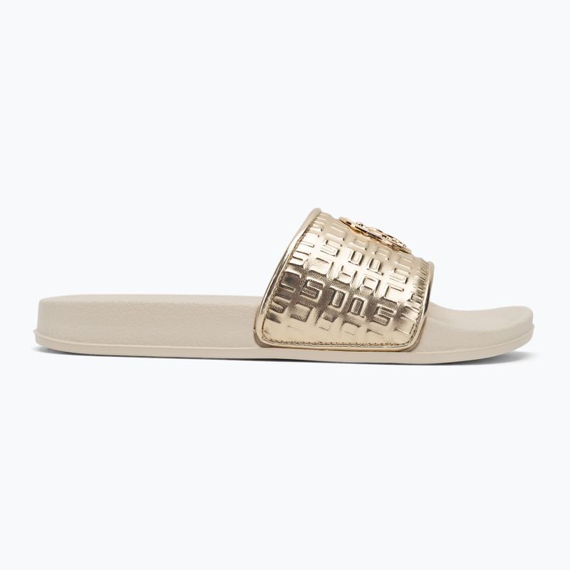 U.S.Polo Assn Damen Flip-Flops IVY002B gold 2