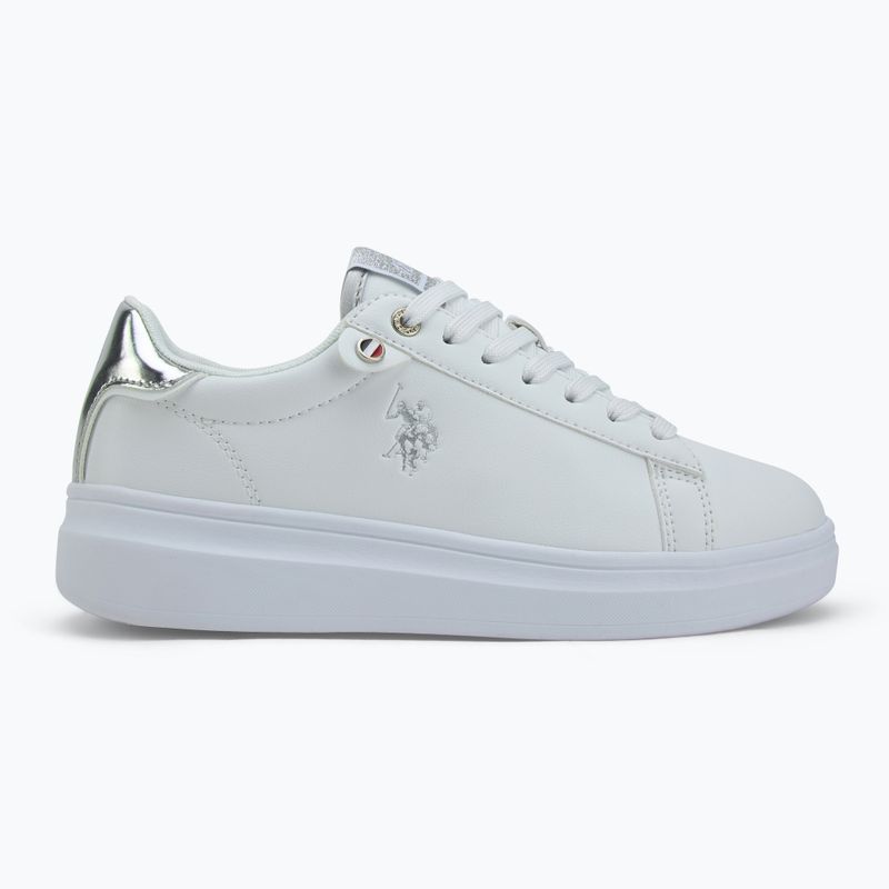 Schuhe Damen U.S. Polo Assn. CODY011 white/silver 2