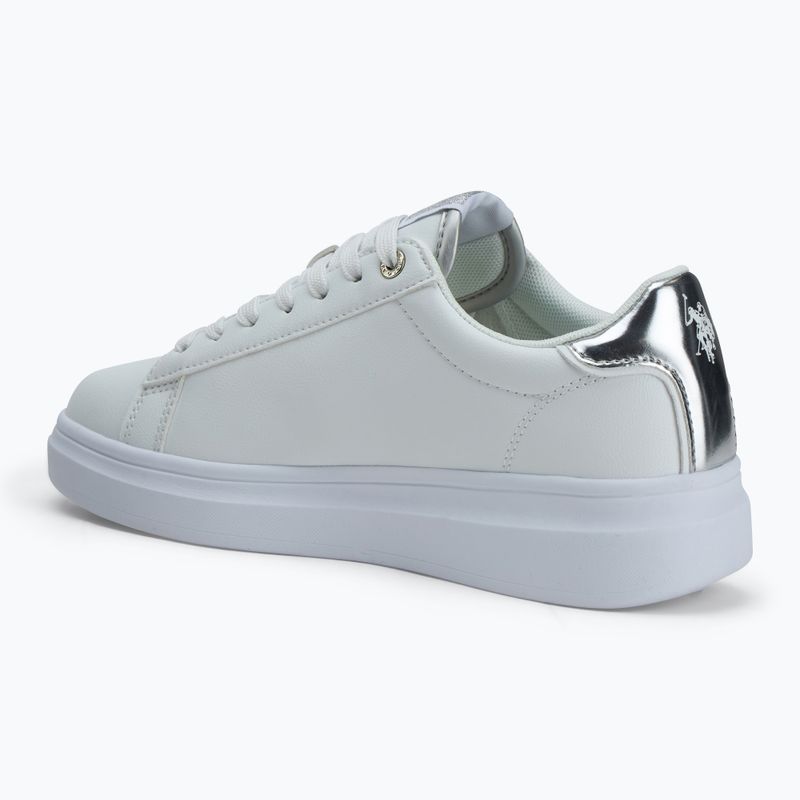 Schuhe Damen U.S. Polo Assn. CODY011 white/silver 3