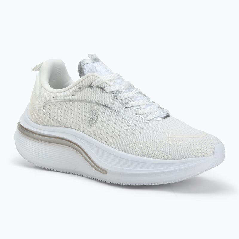 Schuhe Damen U.S. Polo Assn. CLAUDE004 white/silver