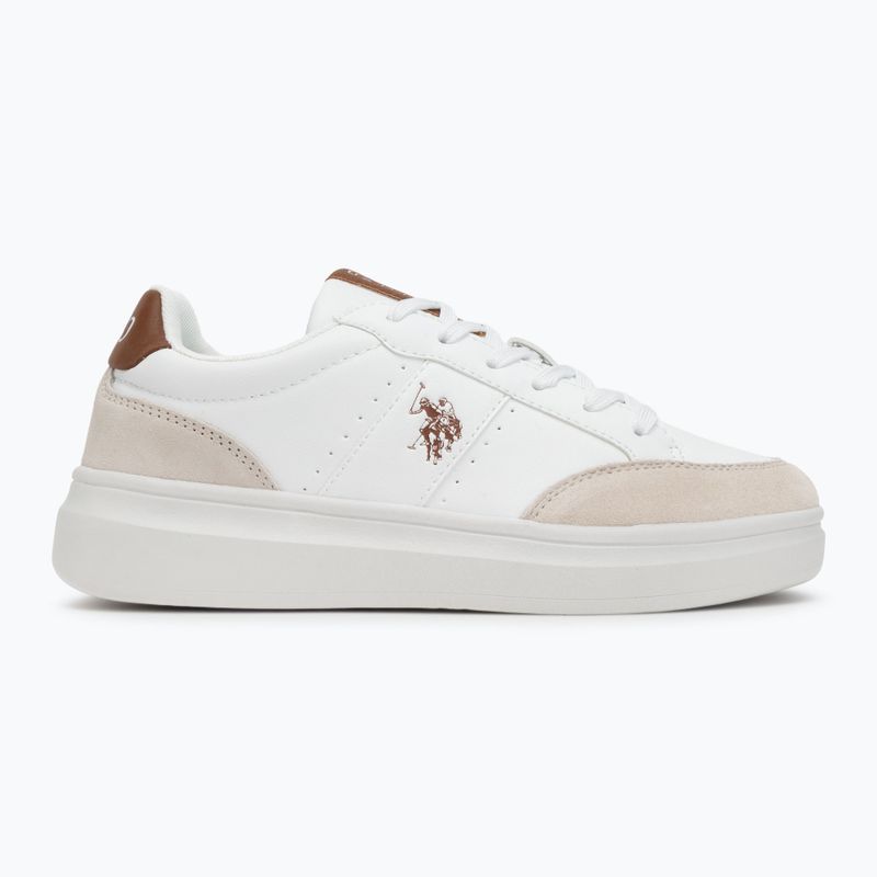 Herrenschuhe U.S. Polo Assn. CODY003B weiß/hellbraun 2