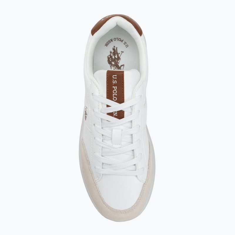Herrenschuhe U.S. Polo Assn. CODY003B weiß/hellbraun 5