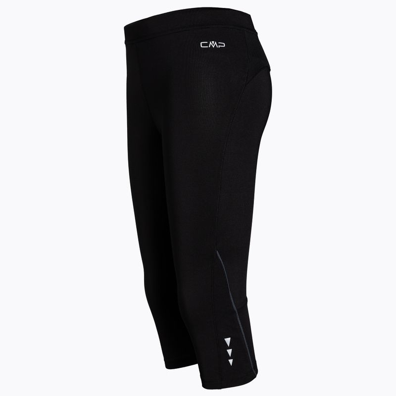 Damen 3/4 CMP Laufleggings schwarz 3C88376T/65AL 3