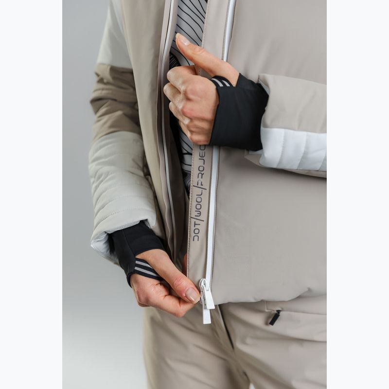 Damen-Skijacke DOTOUT Flow crockery/barely blue 6