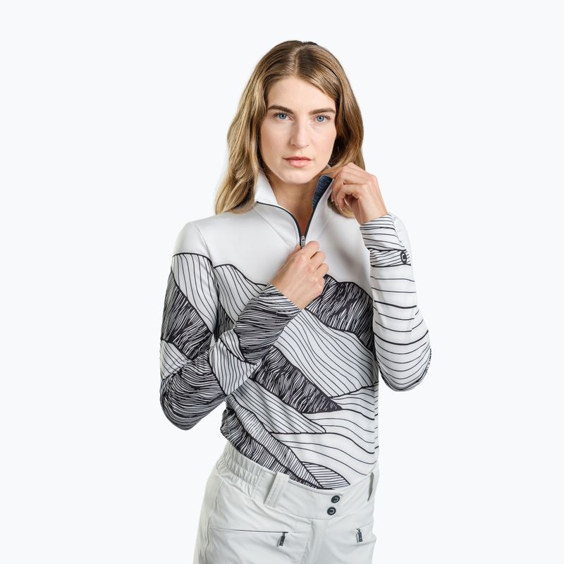 Damen-Sweatshirt DOTOUT Peaks print outline col/black beauty 2