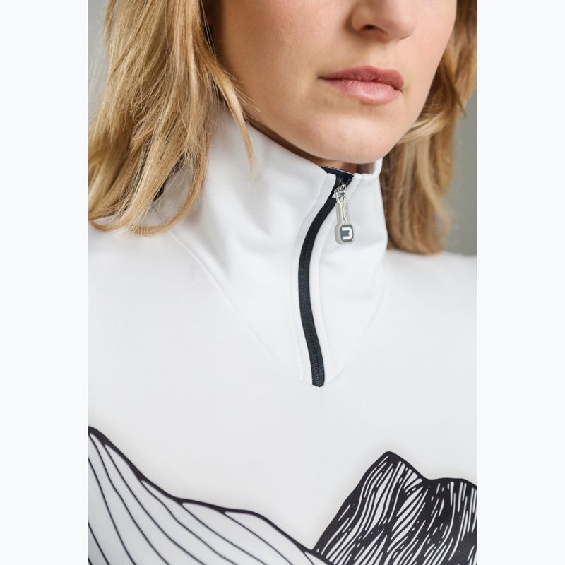 Damen-Sweatshirt DOTOUT Peaks print outline col/black beauty 6